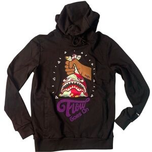 Sz medium bkys graphic hoodie black